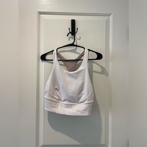 White lululemon crop top